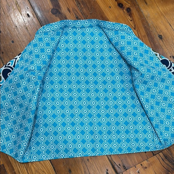 Alfred Dunner Reversible Vibrant Floral Light Jacket in Blue and White size 2XL - Picture 5 of 8